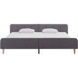  Okvir za krevet od tkanine svjetlosivi 180 x 200 cm | shoptok.hr