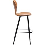 DAN-FORM Denmark Rjav barski stol (vi&amp;scaron;ina sedeža 79,5 cm) S.I.T &amp;ndash; Slike