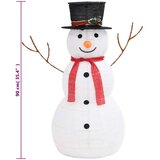  Ukrasna božićna figura snjegovića LED luksuzna tkanina 90 cm Slike