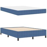  Konstrukcija postelje z vzmetnico Modra 140 x 200 cm blago, (5000127804) | Shoptok.si