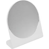 kozmetičko ogledalo na stalku 17X0,7X19CM staklo/metal bela