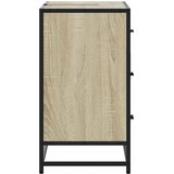  Kupaonski ormarić za umivaonik boja hrasta 80x33x60 cm drveni | shoptok.hr