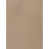 Pieces Tall Pletena obleka 'SAFILA' temno siva | Shoptok.si