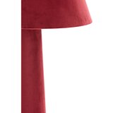 Light & Living Crvena stojeća svjetiljka s tekstilnim sjenilom (visina 168 cm) Devia – | shoptok.hr