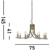 XXXL lestenec ascona 75/145 cm E14 | Shoptok.si