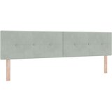  s opruga kutije Svijetlo siva 200 x 200 cm Baršun | shoptok.hr