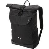 Puma Ruksak 'TECH Roll Top' crna / bijela | shoptok.hr