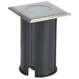 Greentech Ugradbena podna svjetiljka (Srebrna, D x Š x V: 43 x 43 x 72 mm) | shoptok.hr