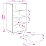  Ormar za cipele 48 x 38 x 87,5 cm Konstruirano drvo | shoptok.hr
