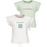 Blue Seven Majica menta / žad / crna / bijela | shoptok.hr