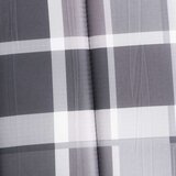  Blazina za ležalnik siva karo 186x58x4 cm oxford tkanina, (20623440) | Shoptok.si