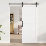  Klizna vrata Bijela 83 x 202 cm Masivna borovina | shoptok.hr