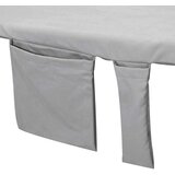 vidaXL Brisače za ležalnik 2 pcs Temno siva 210 x 75 cm | Shoptok.si