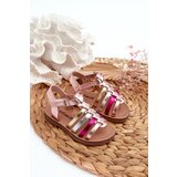 FR1 Children's Gladiator Sandals with Velcro in Multicolor Radovia | shoptok.hr