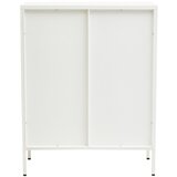 Premier Housewares Bela jeklena vitrina 80x102x40 cm Acier – | Shoptok.si