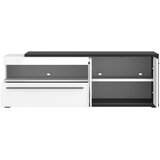 Modern Living Tv-element Ambiente Plus, Bela, Antracit | Shoptok.si