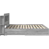  Okvir kreveta s pohranom s uzglavljem Siva Sonoma 200 x 200 cm | Eponuda.com