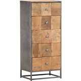 vidaXL predalnik 45x30x100 cm iz trdnega predelanega lesa | Shoptok.si