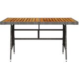  Vrtni stol sivi 130x70x72 cm poliratan i masivno bagremovo drvo | Eponuda.ba