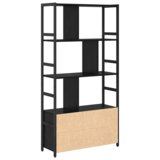  Knjižna polica Črna Orehovina 80 x 30 x 155,5 cm, (5000201076) | Shoptok.si