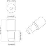  Polica Kuka 2 pcs Srebrno 7 x 16 mm Željezo | Eponuda.ba