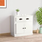  Komoda sjajna bijela 70x35,5x67,5 cm od konstruiranog drva | shoptok.hr