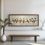 WALLXPERT FAH085-150 Multicolor Decorative Framed MDF Painting | Eponuda.com