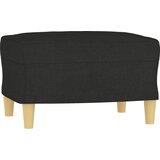  3-dijelni set sofa s jastucima crni od tkanine | shoptok.hr