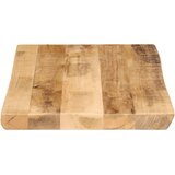 Stolna ploča sa živi rub 50x40x2,5 cm masivno grubo drvo manga | shoptok.hr