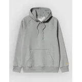 Chase Pulover s kapuco grey heather / gold