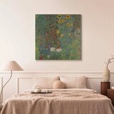  Slika - Gustav Klimt – Farm garden with sunflowers 80x80 Premium Print | shoptok.hr