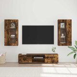  Set TV komoda FLORIN 3 pcs Dimljeni hrast Konstruirano drvo | Eponuda.com