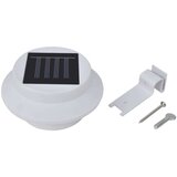 vidaXL Vrtne solarne svjetiljke za ogradu 12 kom LED bijele | shoptok.hr