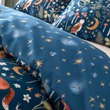 Catherine Lansfield Temno modra posteljnina za zakonsko posteljo/podaljšana 230x220 cm Enchanted Twilight – | Shoptok.si