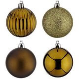  Set božićnih kuglica Zelena Plastika (4 kom.) | shoptok.hr