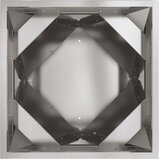  Cvetlično korito srebrna 30 x 30 x 75 cm Nerjaveče jeklo, (5000207385) | Shoptok.si