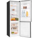 EXQUISIT Vrhunski KGC320-95-E-040C izgled iz cm nerjavecega jekla 185,8 Srebrno-temno Hladilnik-zamrzovalnik | Shoptok.si