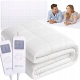  70w električni perivi grijač za madrac 203x152cm bijeli | shoptok.hr