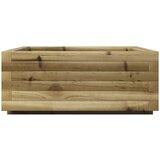 vidaXL Vrtno cvetlično korito 60x60x26,5 cm impregnirana borovina | Shoptok.si