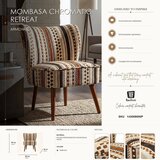 Mauro Ferretti Rjav/bež fotelj Ethnic – | Shoptok.si