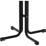  Barski stol crni Ø 70x110 cm konstruirano drvo i čelik | shoptok.hr