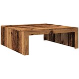 vidaXL Klubska mizica starinski les 100x100x35 cm inženirski les | Shoptok.si