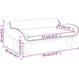vidaXL Otroški kavč temno siv 70x40x24 cm žamet | Shoptok.si