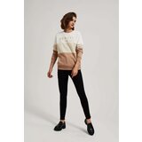 Marisse Dark Beige Printed Sweatshirt | ePonuda.com