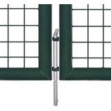  Vrata za ogradu čelična 306 x 175 cm zelena | shoptok.hr
