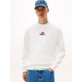 Tommy Jeans Sweater majica menta / svijetlo crvena / crna / bijela | shoptok.hr