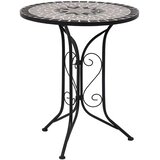 Bistro stolić s mozaikom sivi 60 cm keramički Cijene