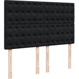  Krevet s oprugama i madracem crni 140x200 cm baršunasti | shoptok.hr