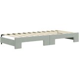  Dnevni krevet na razvlačenje svjetlosivi 90 x 200 cm baršunasti | shoptok.hr