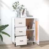  Komoda visok sijaj bela 69,5x34x90 cm inženirski les, (20654500) | Shoptok.si